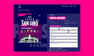 Schermata del teorneo in formato desktop del sito Bekings
