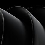 Immagine moderna e astratta sui toni del nero