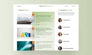 Mockup desktop delle notizie più lette di Rigeneriamo il territorio