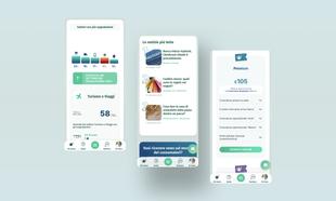 Mockup di tre schermate mobile del sito di Consumatori.it