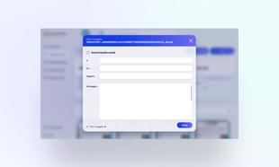 Schermata del form per l'invio degli screeenshot via mail di Paparazzo