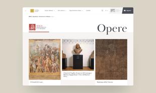 Schermata delle opere del museo MACA