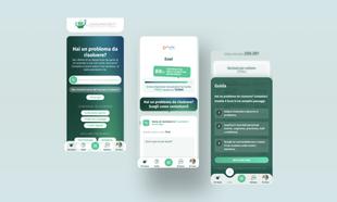 Mockup di tre schermate mobile del sito di Consumatori.it, raffiguranti i passi per effettuare una segnalazione attraverso il form di reclamo