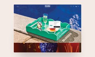 Schermata desktop della sezione "Lasciati ispirare" di Vincenzo Dascanio Boutique