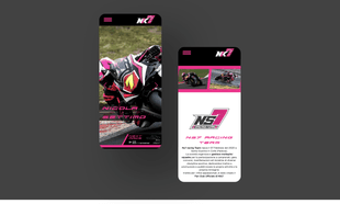 Schermate mobile del sito di Nicola Settimo